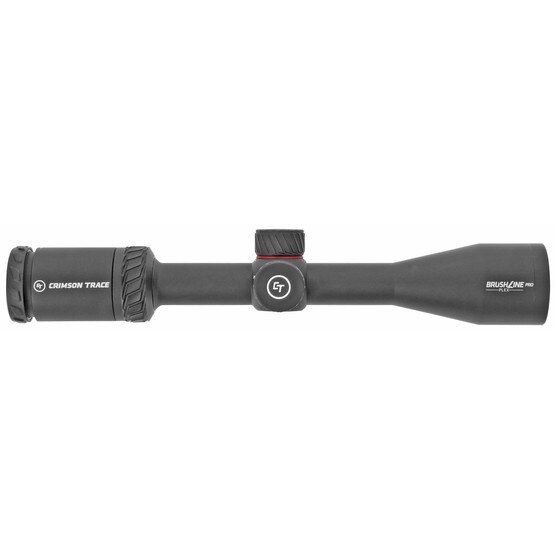 Crimson Trace Brushline Pro 3-9x40 Plex Reticle Riflescope has capped turrets